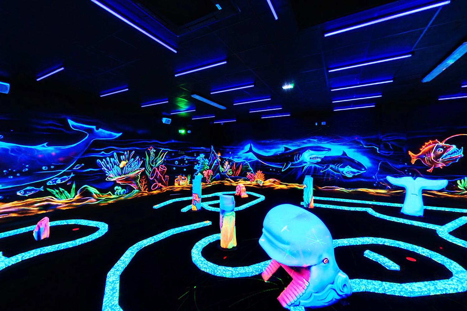 Parcours Océan du mini-golf Goolfy